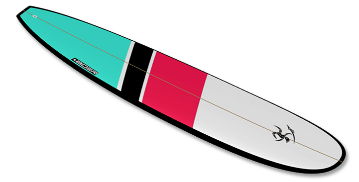 prancha de surf longboard nose classic