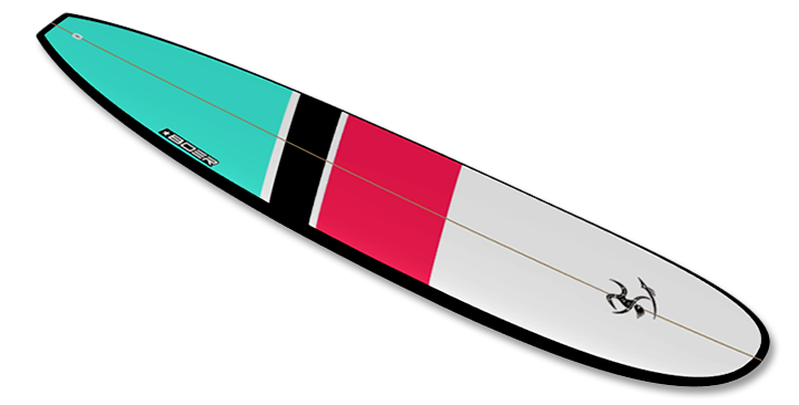prancha de surf longboard nose classic
